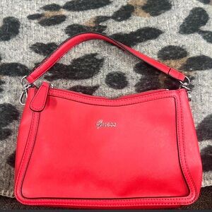 Guess Vibrant Red Shoulder Bag